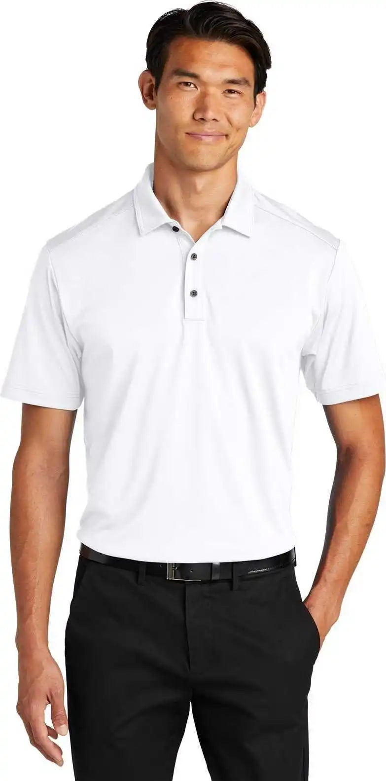 Port Authority K864 c Free Snag Proof Polo White
