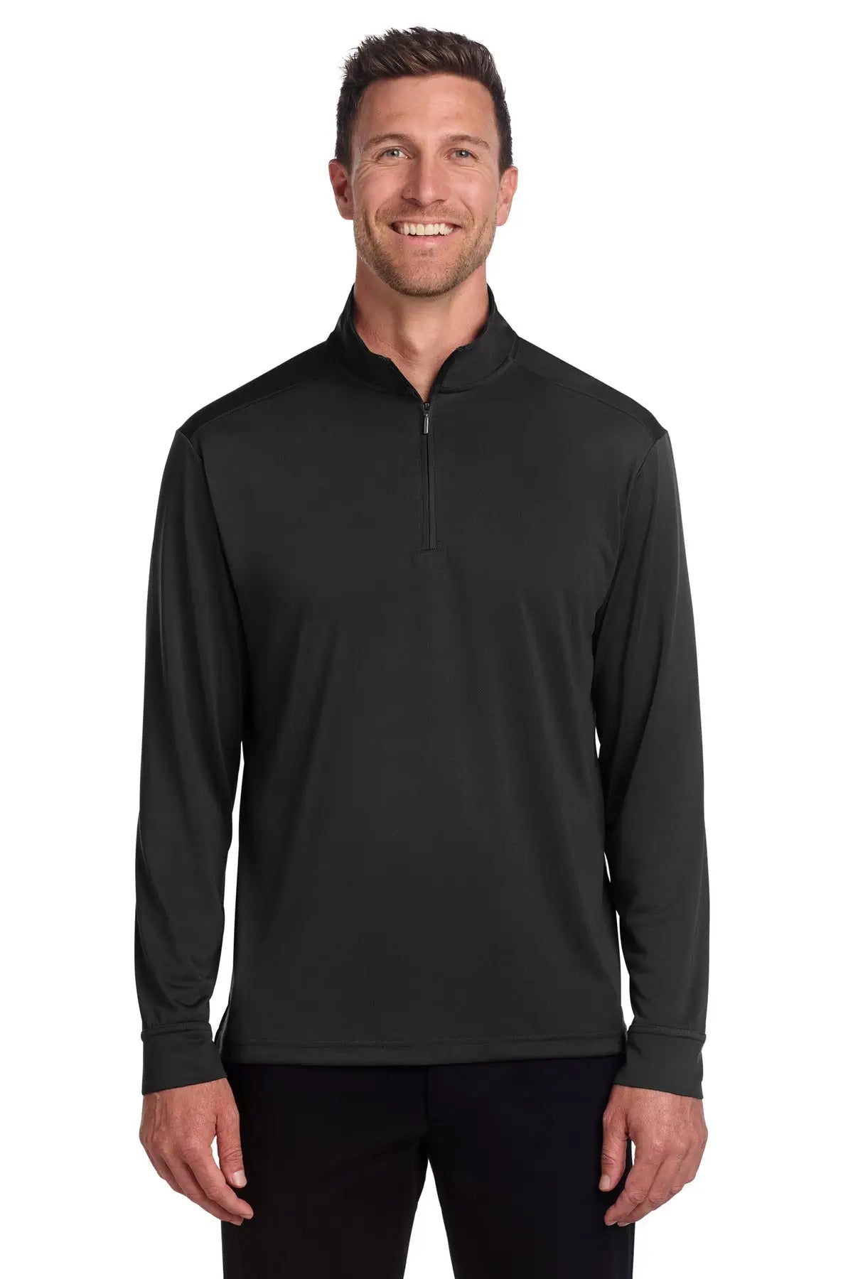 Port Authority K865 C-free Snag-proof 1/4-zip - Deep Black - Adult Xs