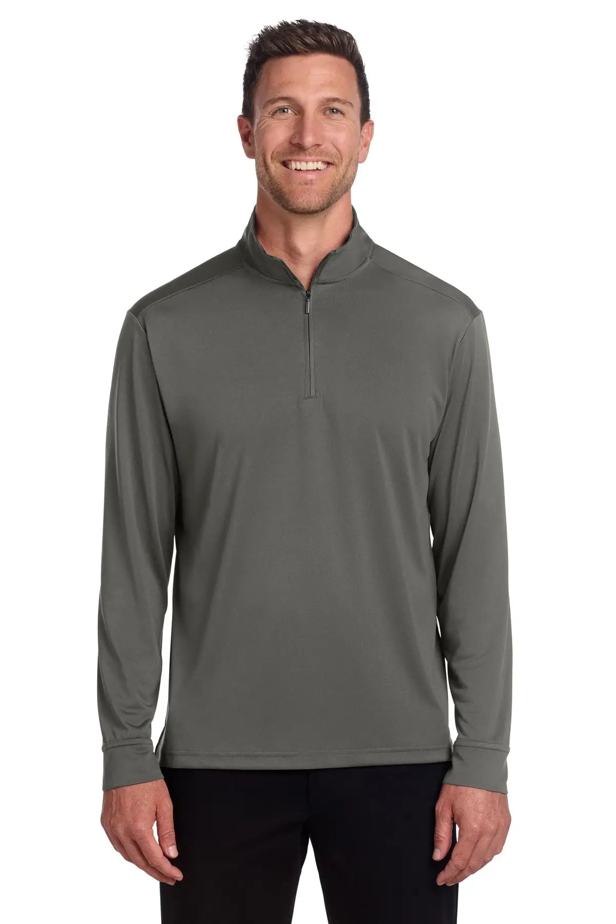 Port Authority K865 C-free Snag-proof 1/4-zip - Gray Steel - Adult Xs