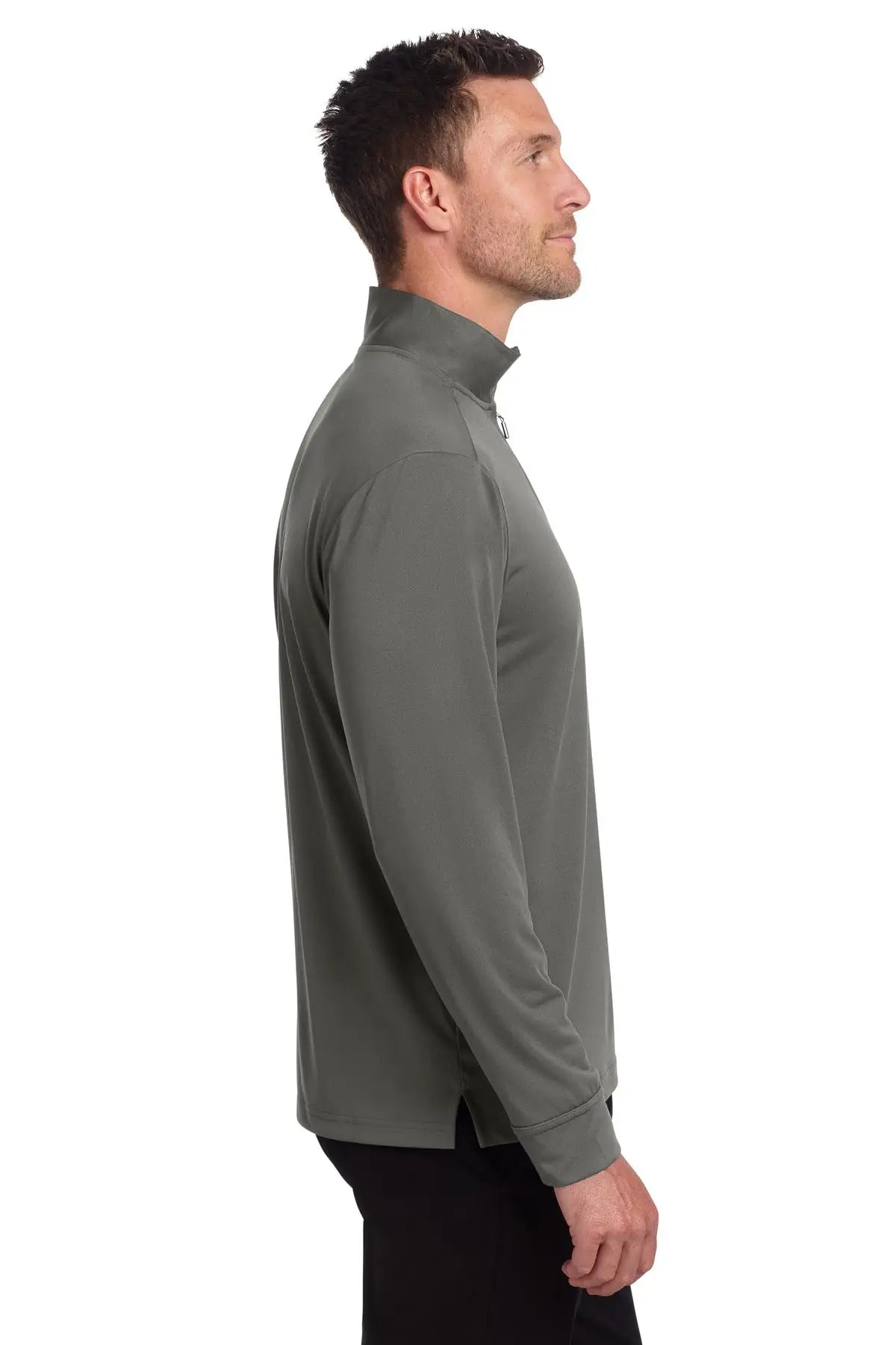 Port Authority K865 C-free Snag-proof 1/4-zip - Gray Steel
