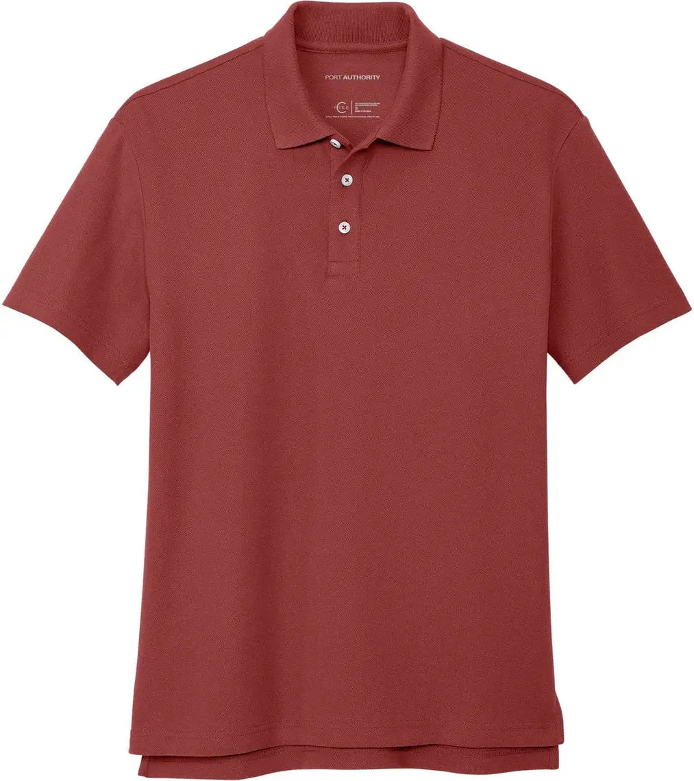 Port Authority K867 C-free Cotton Blend Pique Polo - Garnet