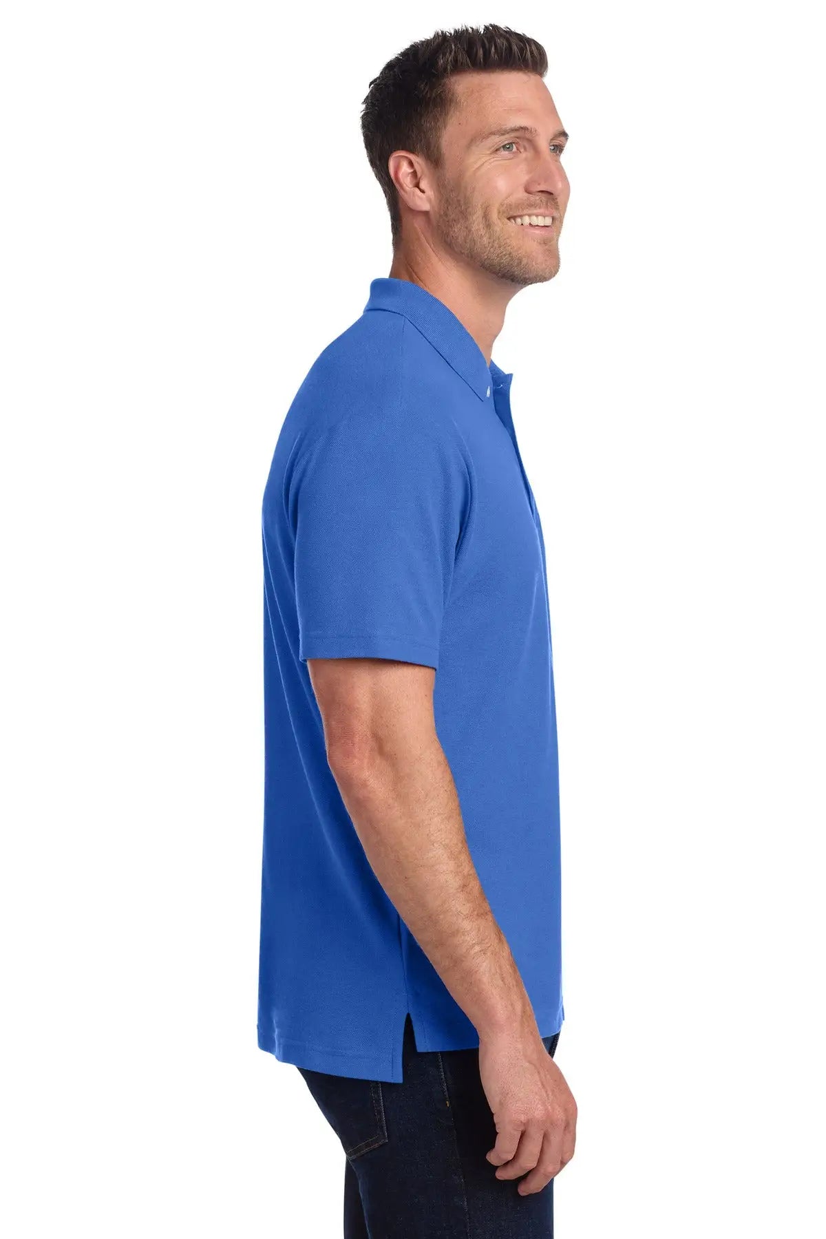 Port Authority K867 C-free Cotton Blend Pique Polo - True Blue