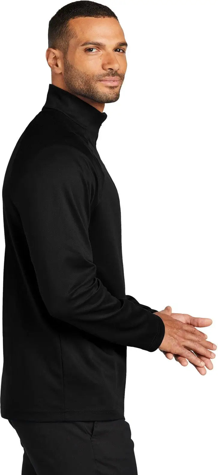Port Authority K870 C-free Cypress 1/4-zip - Deep Black