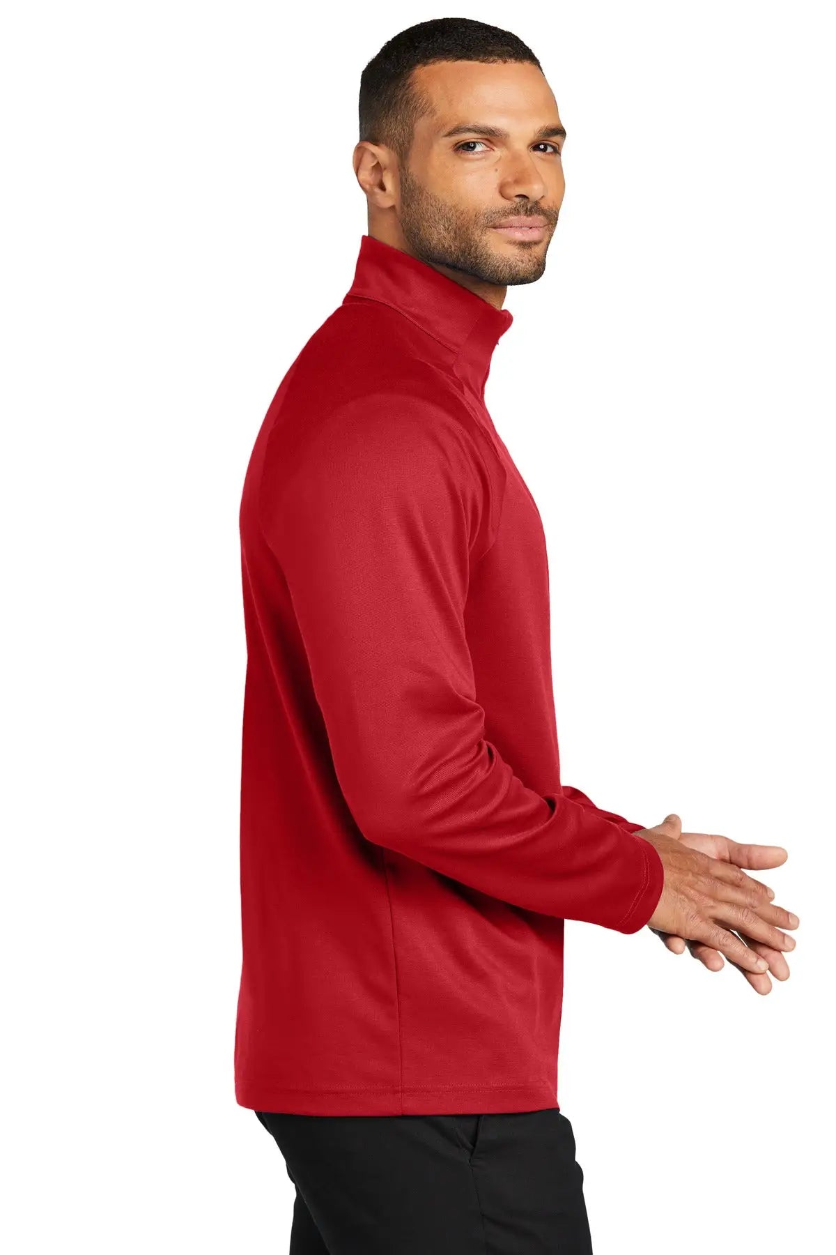 Port Authority K870 C-free Cypress 1/4-zip - Rich Red