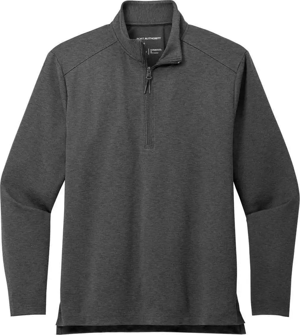 Port Authority K880 c Free Double Knit 1/4 Zip Grystlhthr