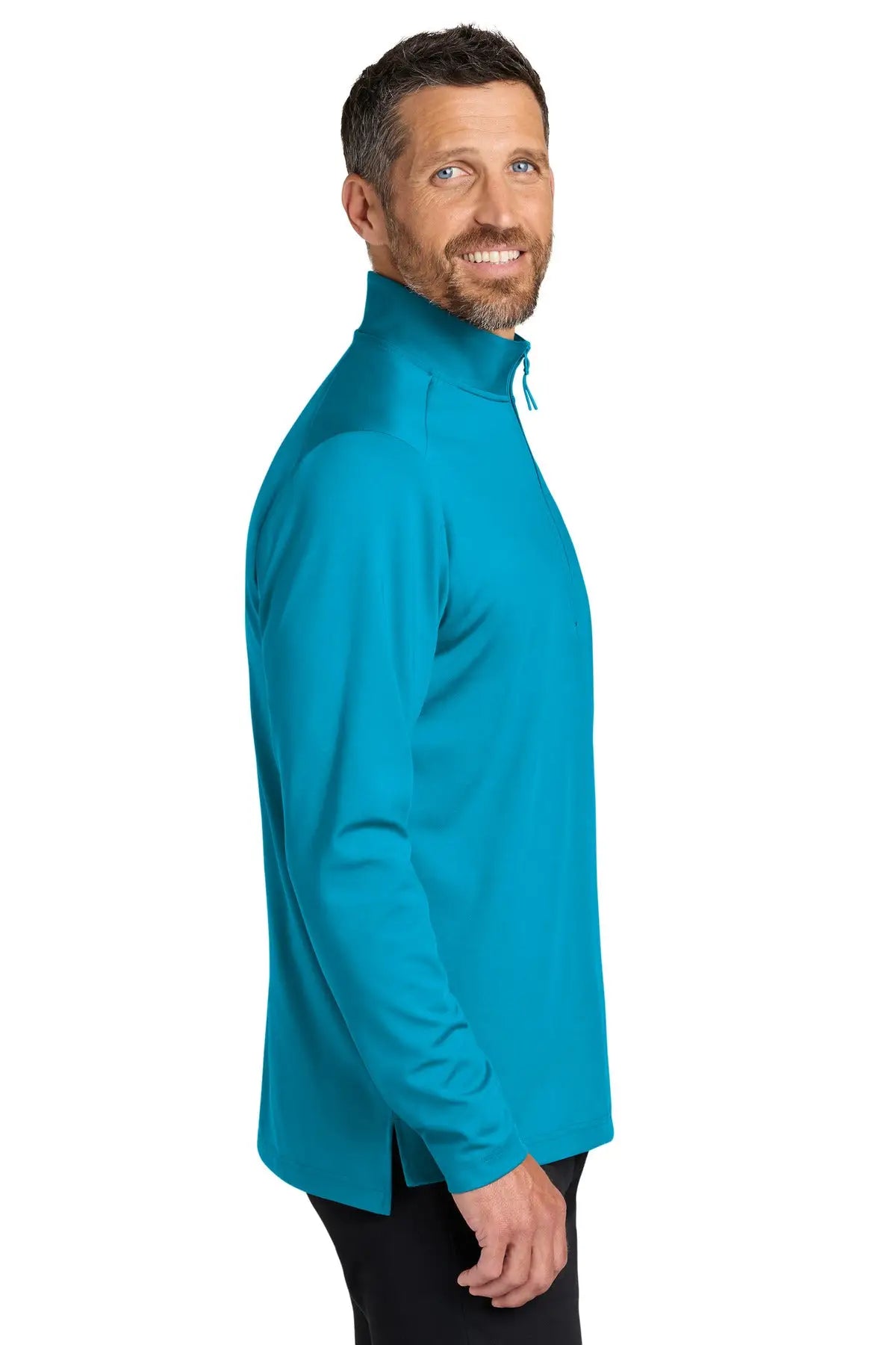 Port Authority K880 C-free Double Knit 1/4-zip - Parcel Blue