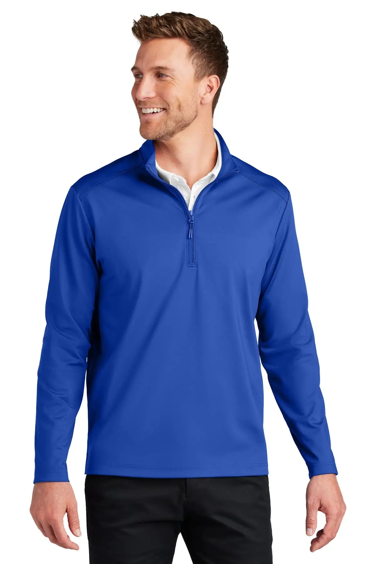 Port Authority K880 C-free Double Knit 1/4-zip - True Royal