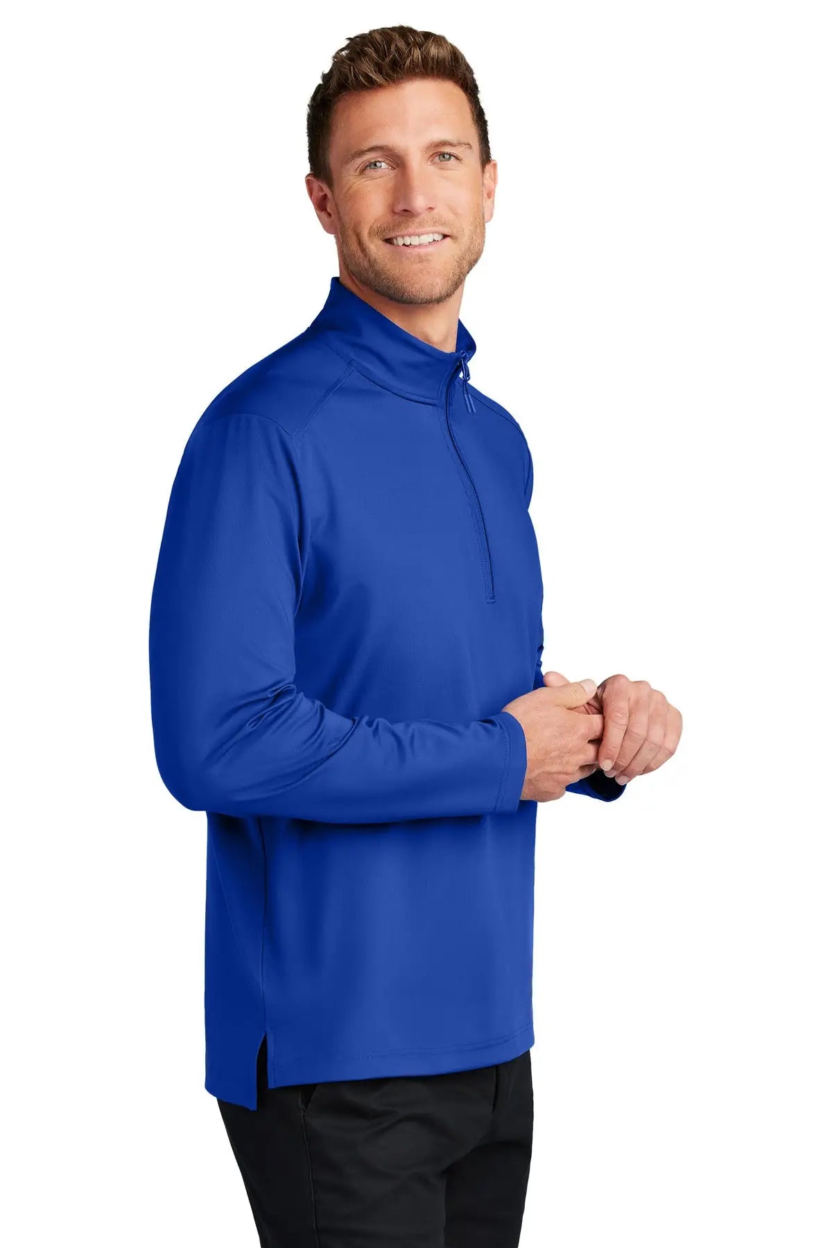 Port Authority K880 C-free Double Knit 1/4-zip - True Royal