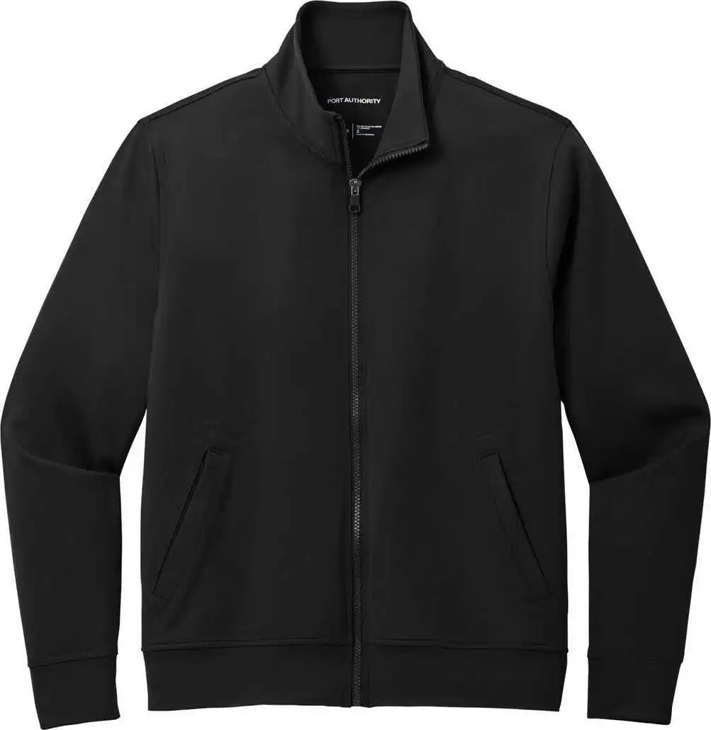 Port Authority K881 c Free Double Knit Full Zip Deep Black