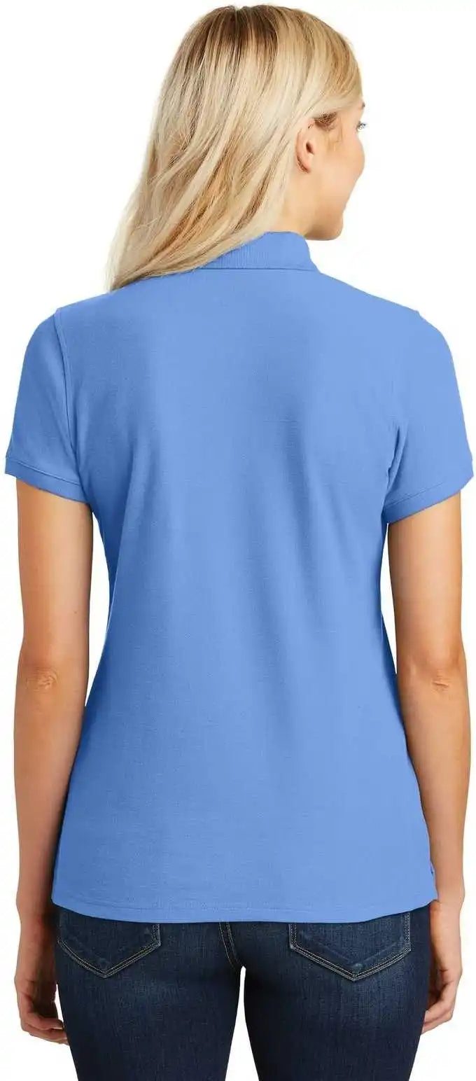 Port Authority L100 Ladies Core Classic Pique Polo Carolina Blue