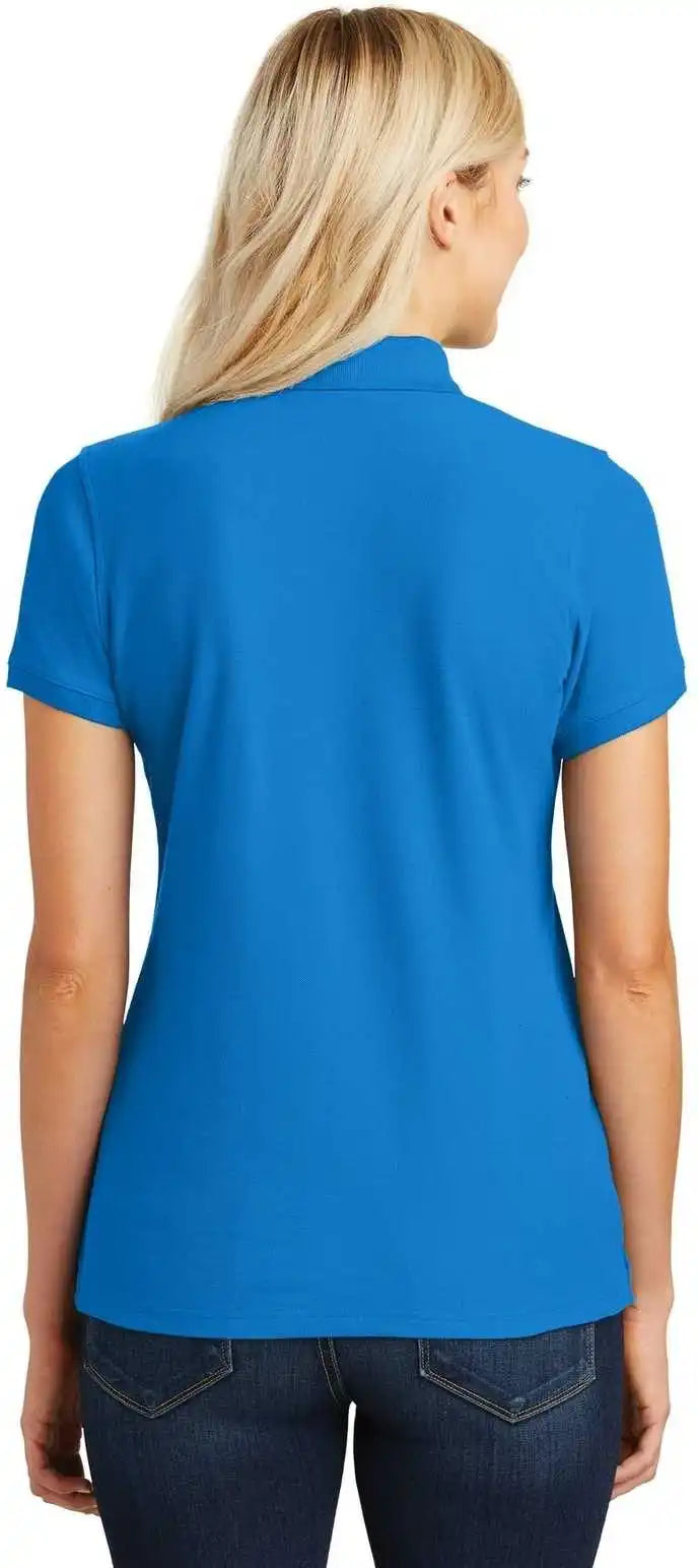 Port Authority L100 Ladies Core Classic Pique Polo - Coastal Blue