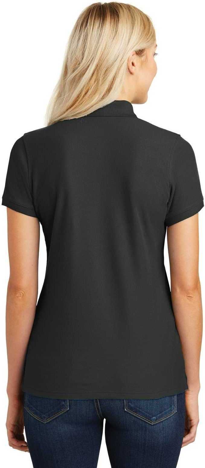 Port Authority L100 Ladies Core Classic Pique Polo - Deep Black