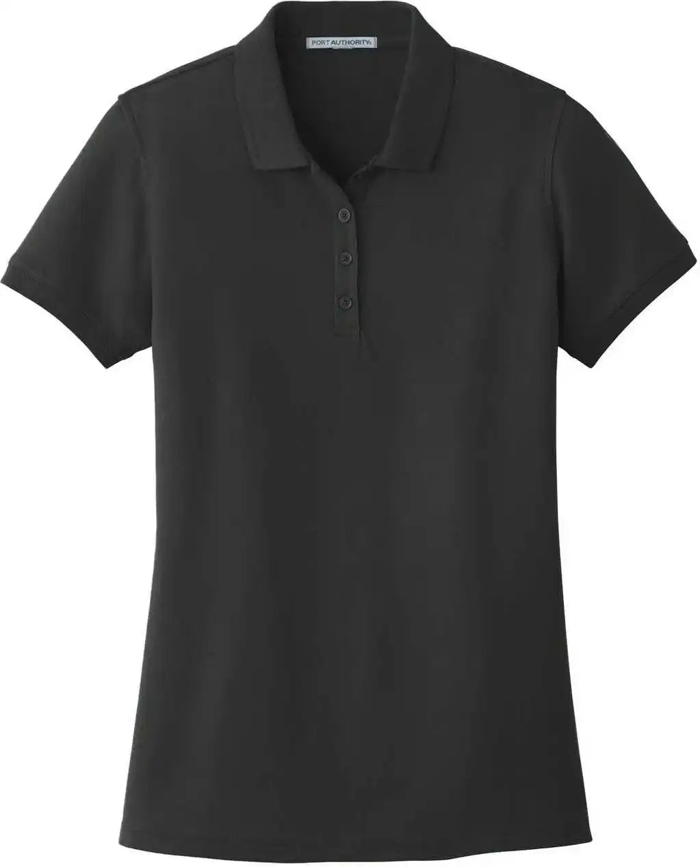 Port Authority L100 Ladies Core Classic Pique Polo Deep Black