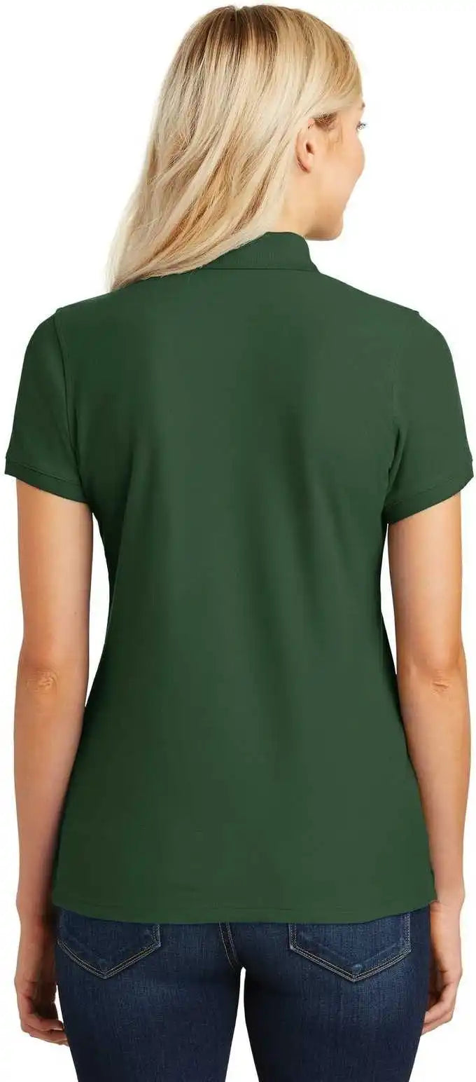 Port Authority L100 Ladies Core Classic Pique Polo - Deep Forest Green