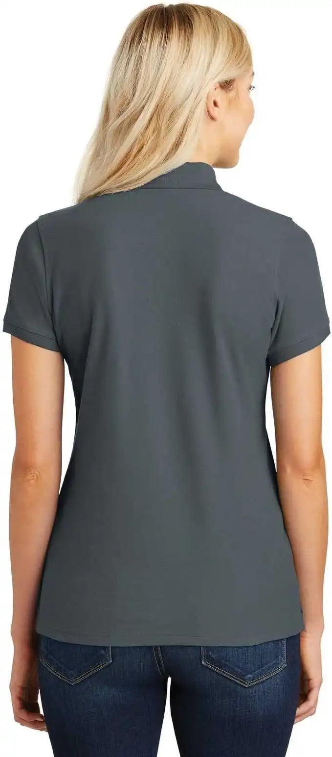 Port Authority L100 Ladies Core Classic Pique Polo Graphite