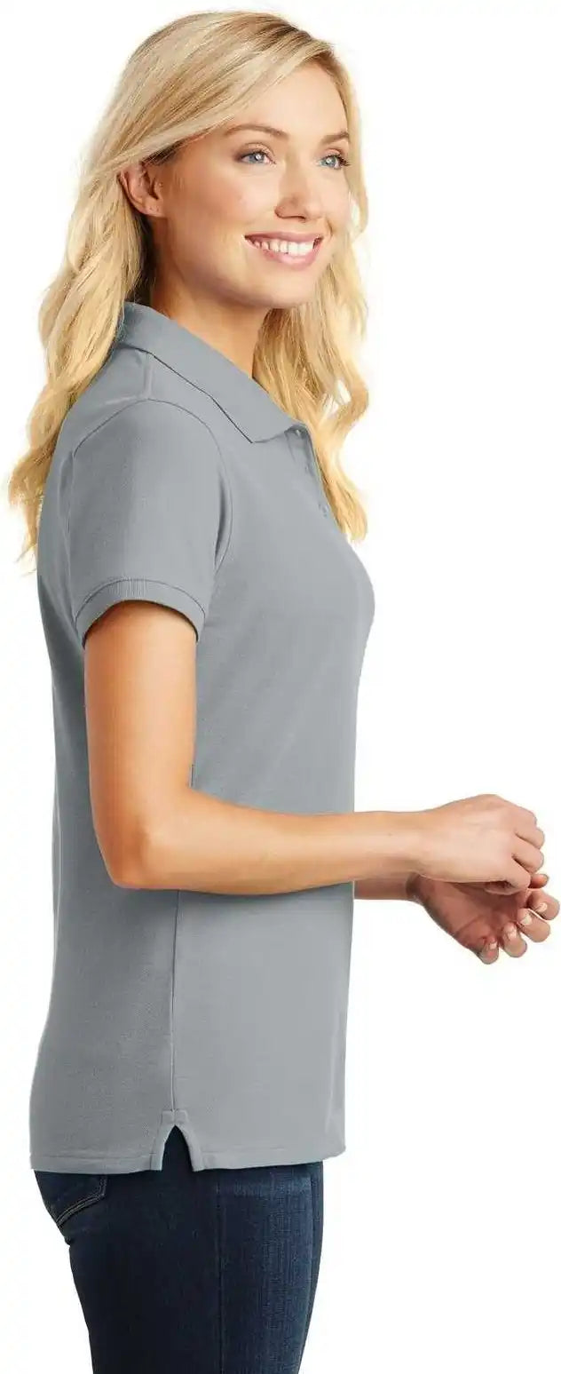 Port Authority L100 Ladies Core Classic Pique Polo Gusty Gray
