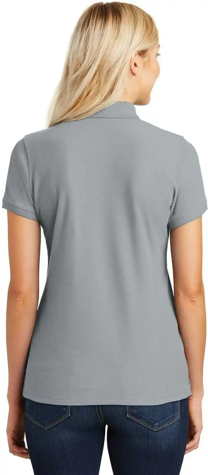 Port Authority L100 Ladies Core Classic Pique Polo Gusty Gray