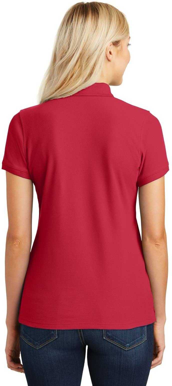 Port Authority L100 Ladies Core Classic Pique Polo - Rich Red