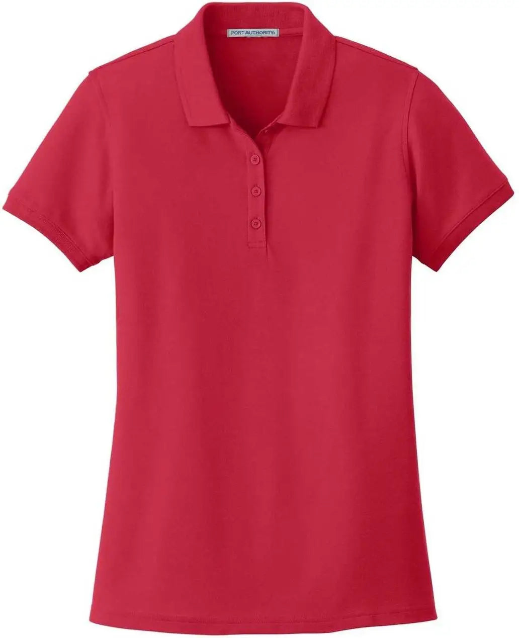 Port Authority L100 Ladies Core Classic Pique Polo - Rich Red