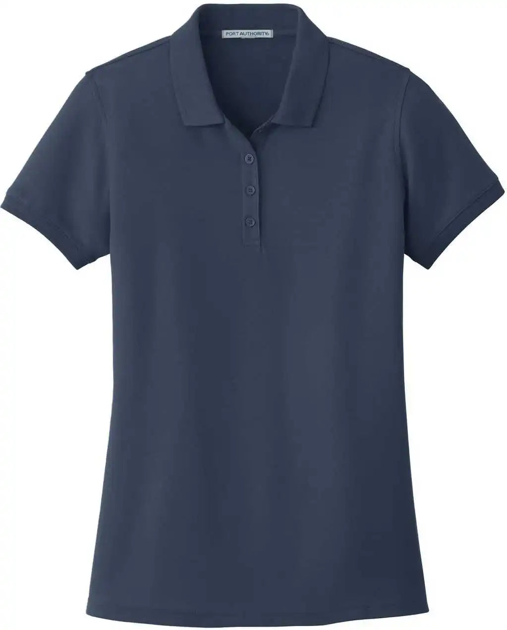 Port Authority L100 Ladies Core Classic Pique Polo River Blue Navy