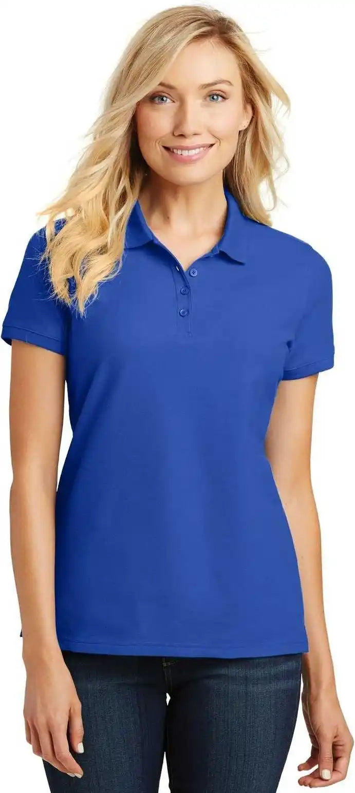 Port Authority L100 Ladies Core Classic Pique Polo True Royal