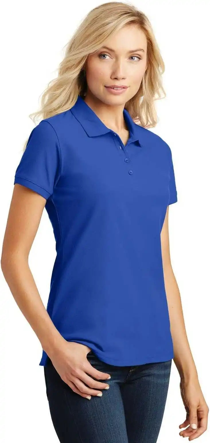 Port Authority L100 Ladies Core Classic Pique Polo True Royal