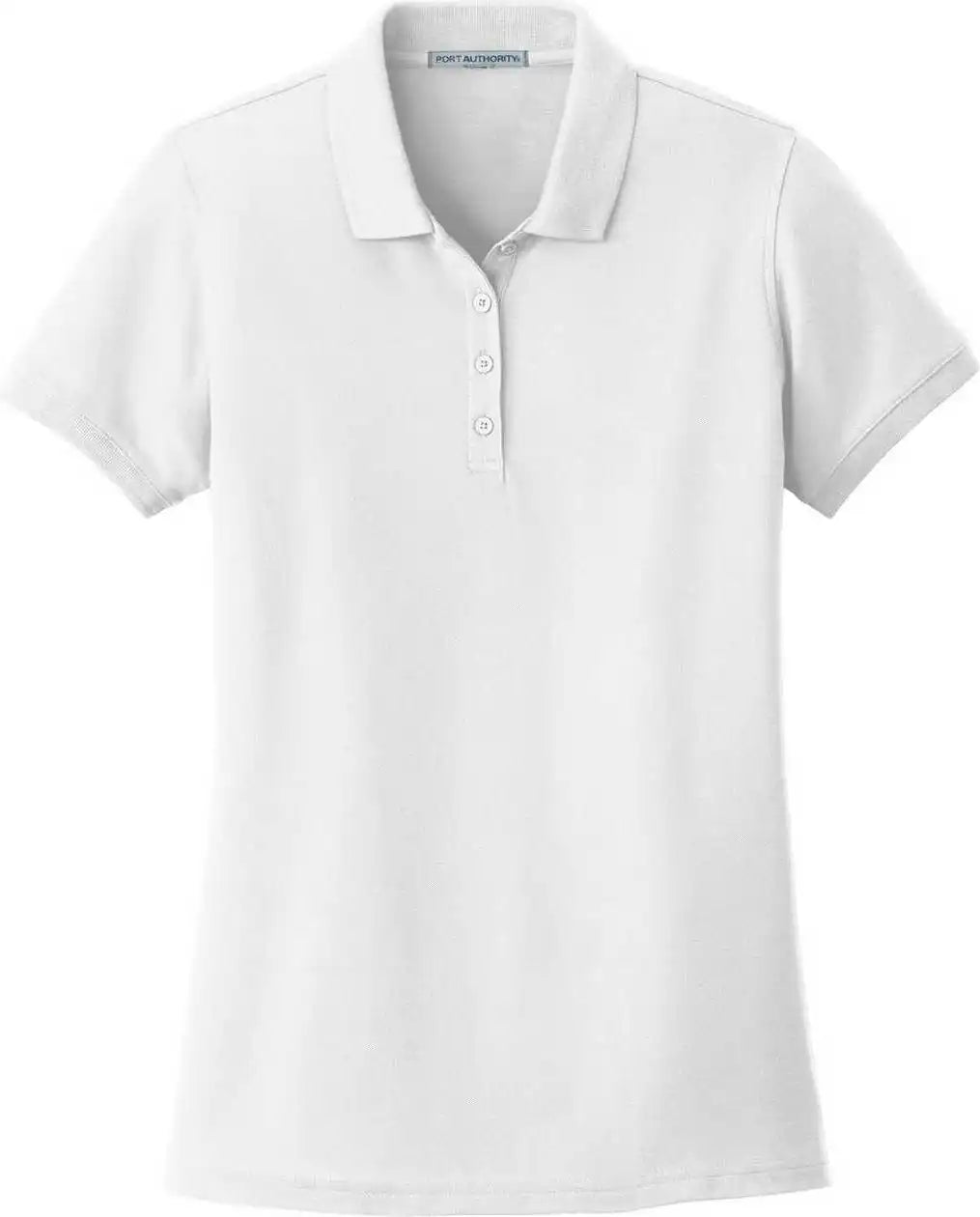 Port Authority L100 Ladies Core Classic Pique Polo White
