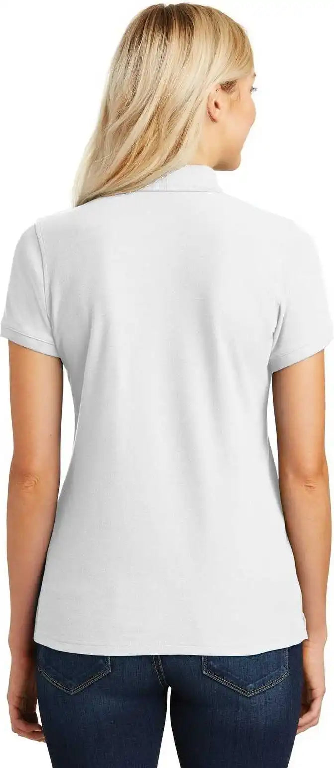 Port Authority L100 Ladies Core Classic Pique Polo - White