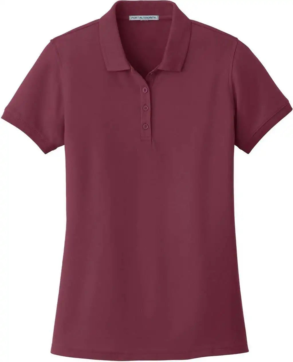 Port Authority L100 Women’s Core Classic Pique Polo - Burgundy