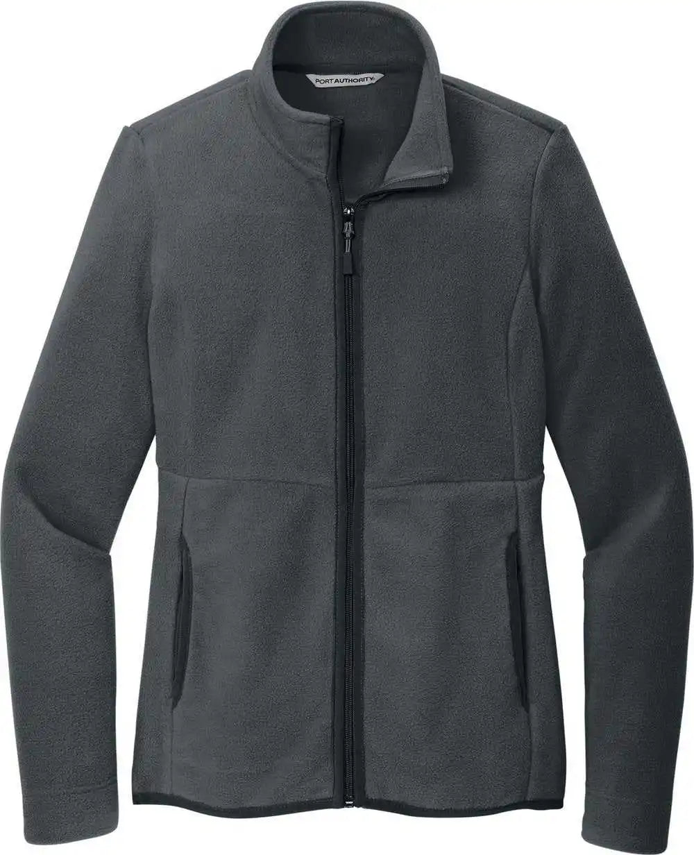 Port Authority L110 Ladies Connection Fleece Jacket Charcoal