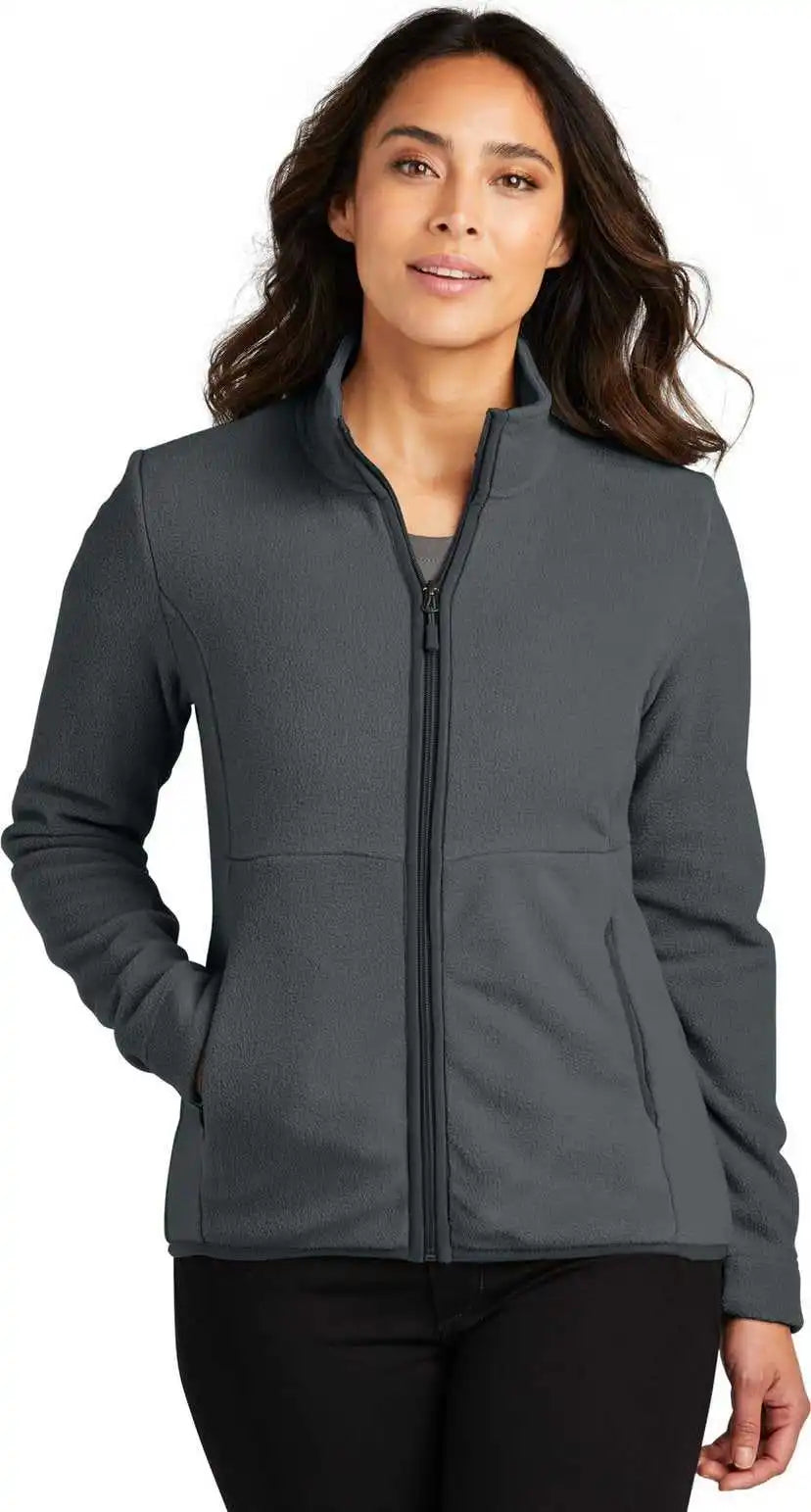 Port Authority L110 Ladies Connection Fleece Jacket Charcoal