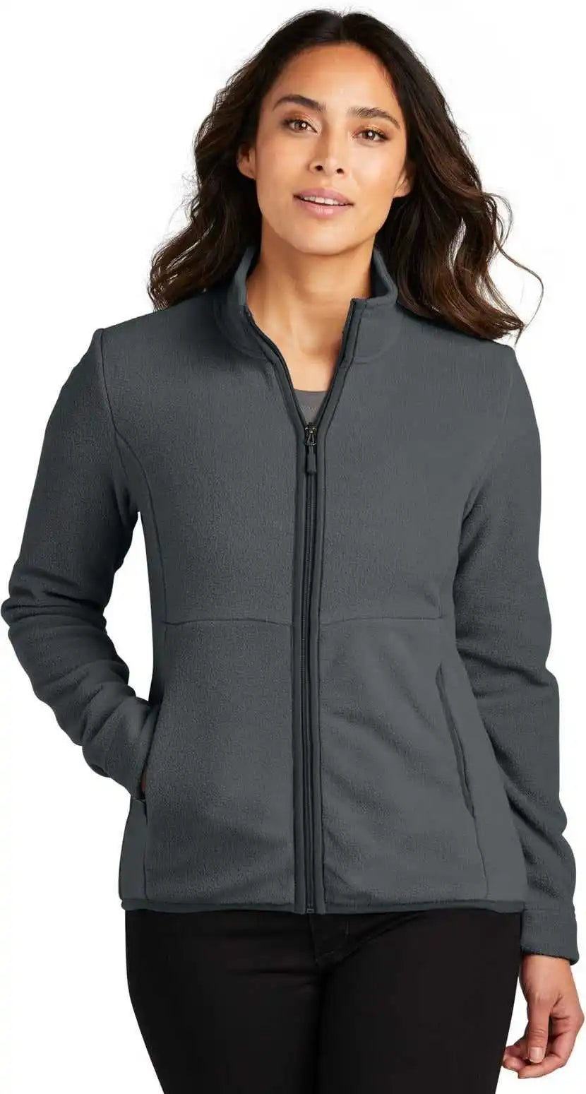 Port Authority L110 Women’s Connection Fleece Jacket - Charcoal