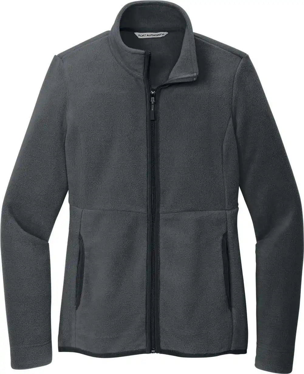 Port Authority L110 Women’s Connection Fleece Jacket - Charcoal