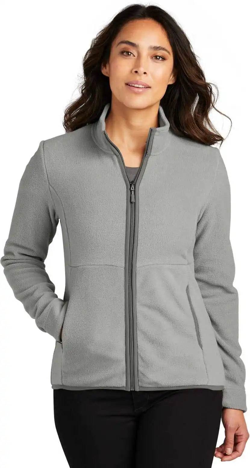 Port Authority L110 Women’s Connection Fleece Jacket - Gusty Grey