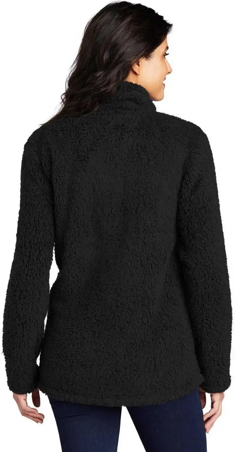 Port Authority L130 Ladies Cozy 1/4-zip Fleece - Black