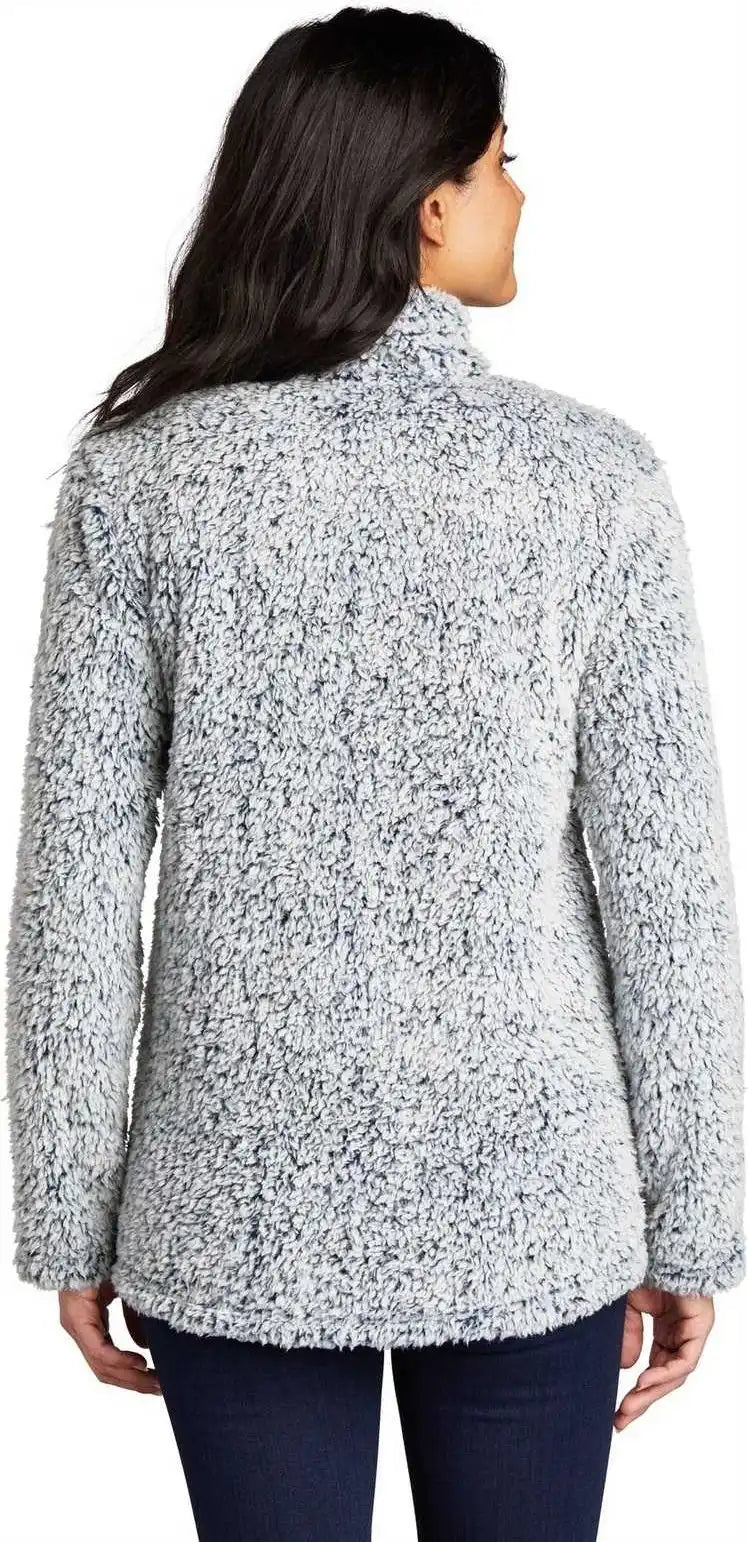 Port Authority L130 Ladies Cozy 1/4-zip Fleece - Navy Heather