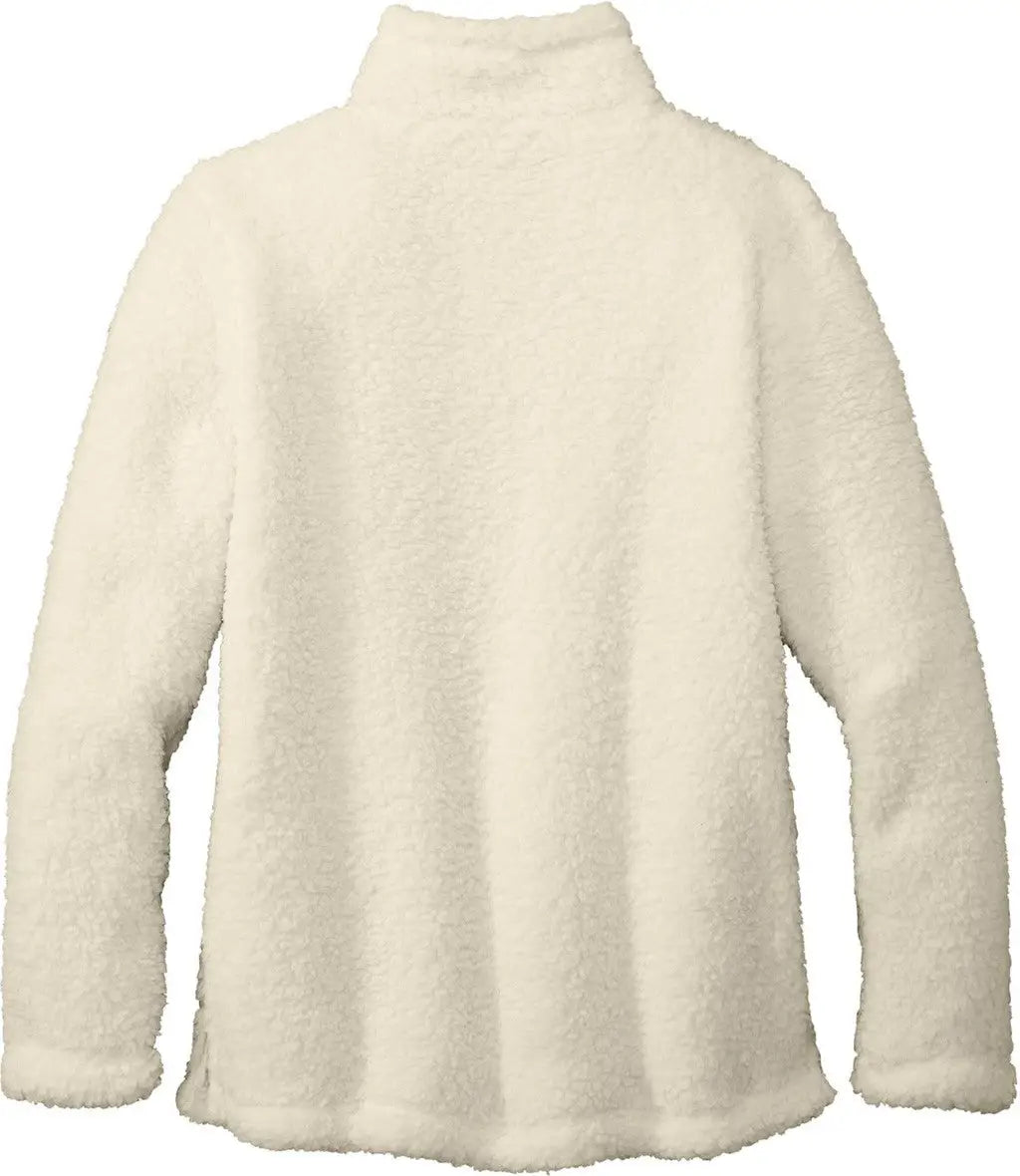 Port Authority L130 Women’s Cozy 1/4-zip Fleece - Marshmallow