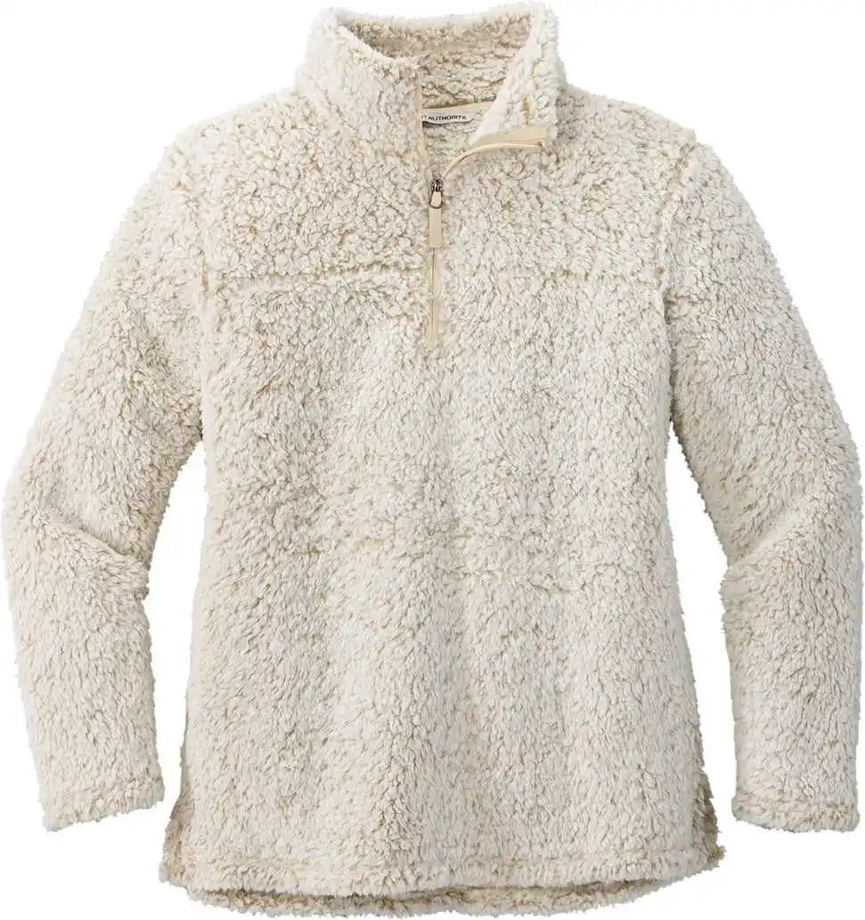 Port Authority L130 Women’s Cozy 1/4-zip Fleece - Oatmeal Heather