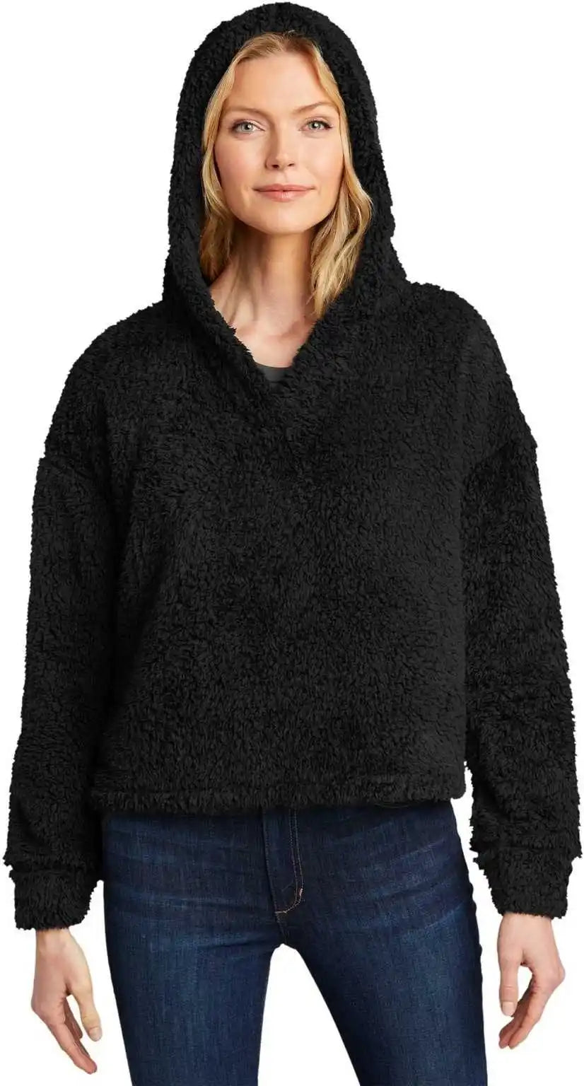 Port Authority L132 Ladies Cozy Fleece Hoodie Black