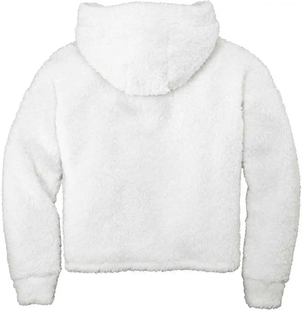 Port Authority L132 Ladies Cozy Fleece Hoodie - Marshmallow