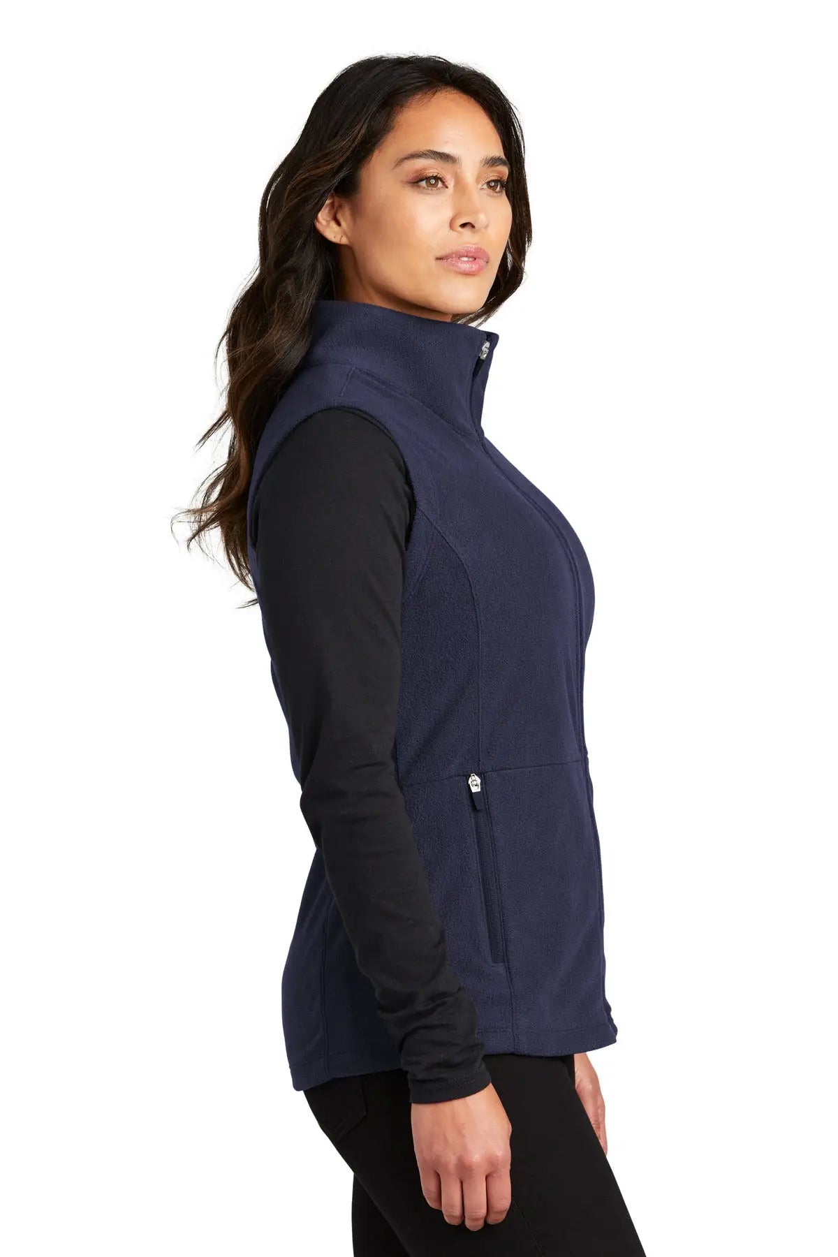 Port Authority L152 Women’s Accord Microfleece Vest - Navy