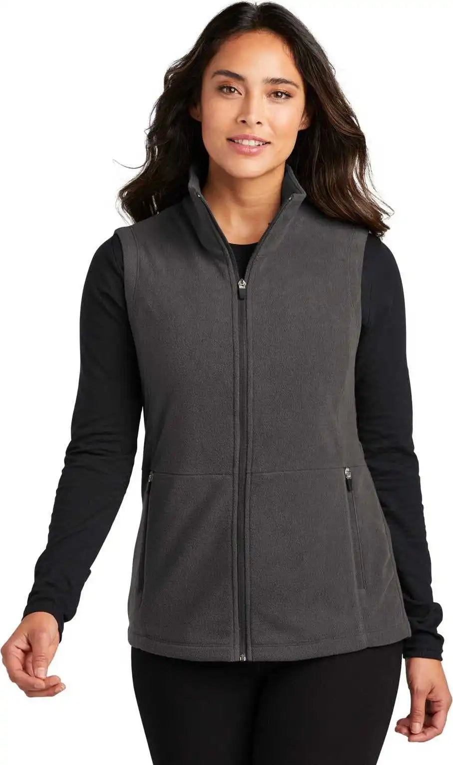 Port Authority L152 Women’s Accord Microfleece Vest - Pewter