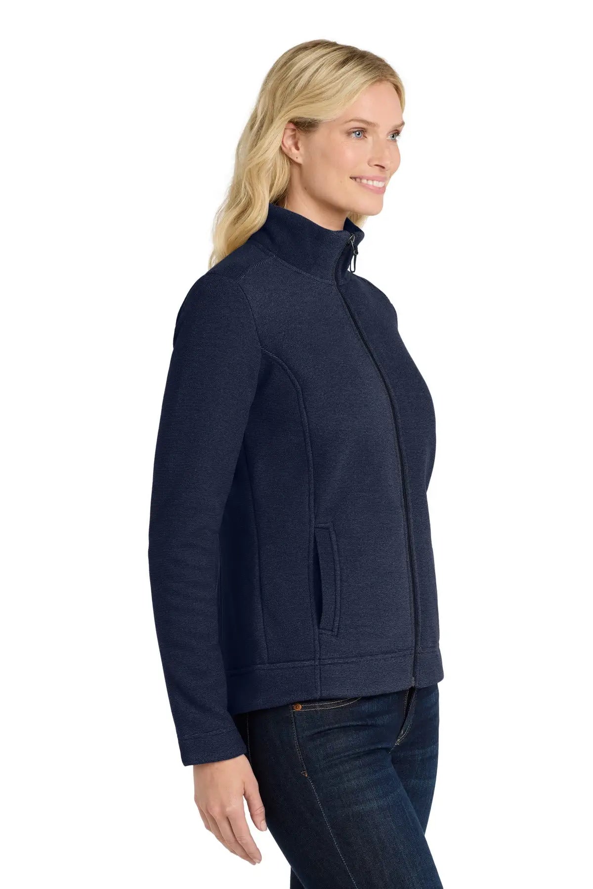 Port Authority L211 Women’s Ultra Warm Brushed Fleece Jacket - Insignia Blue River Navy