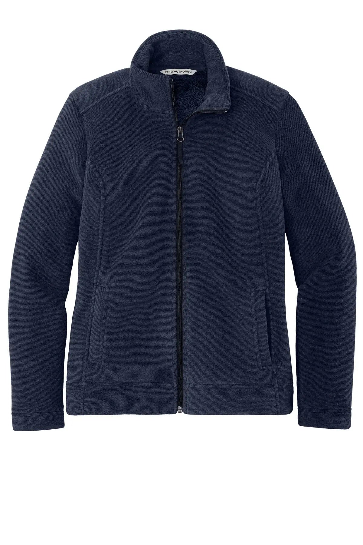 Port Authority L211 Women’s Ultra Warm Brushed Fleece Jacket - Insignia Blue River Navy