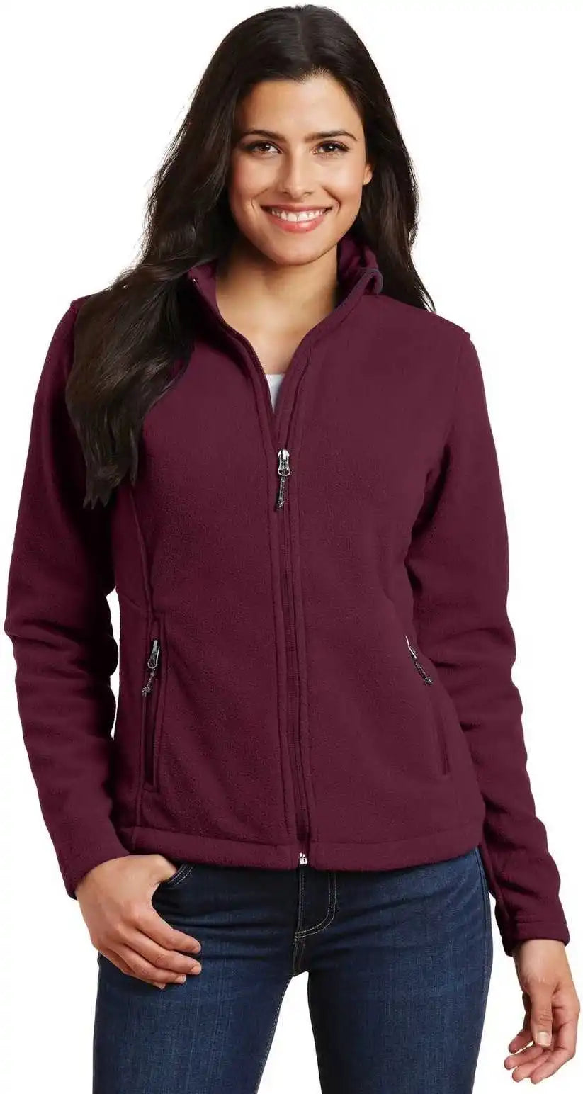 Port Authority L217 Ladies Value Fleece Jacket Maroon