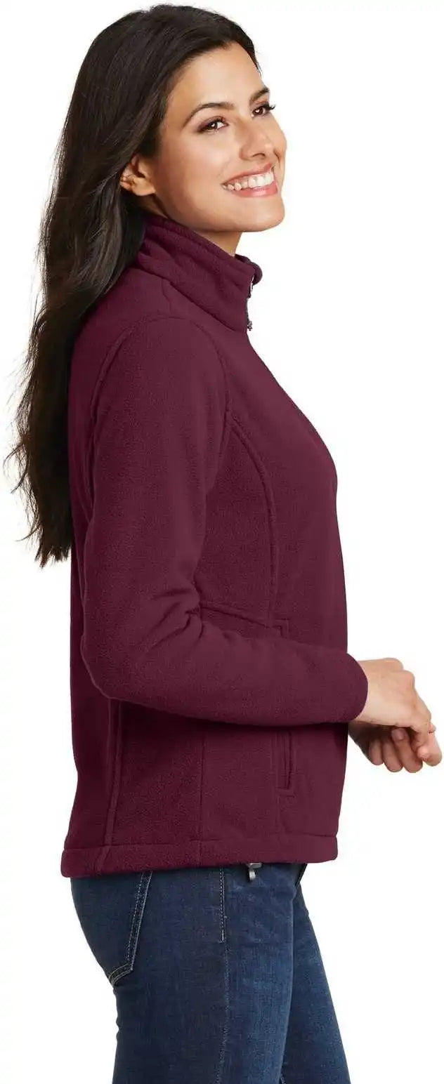 Port Authority L217 Ladies Value Fleece Jacket Maroon
