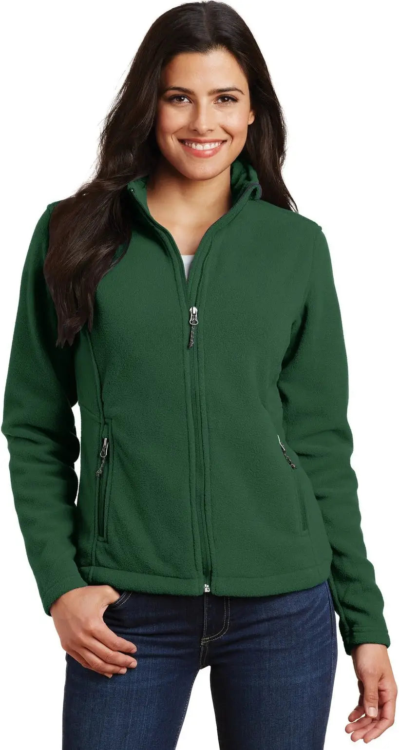 Port Authority L217 Women’s Value Fleece Jacket - Forest Green - Ladies Xs