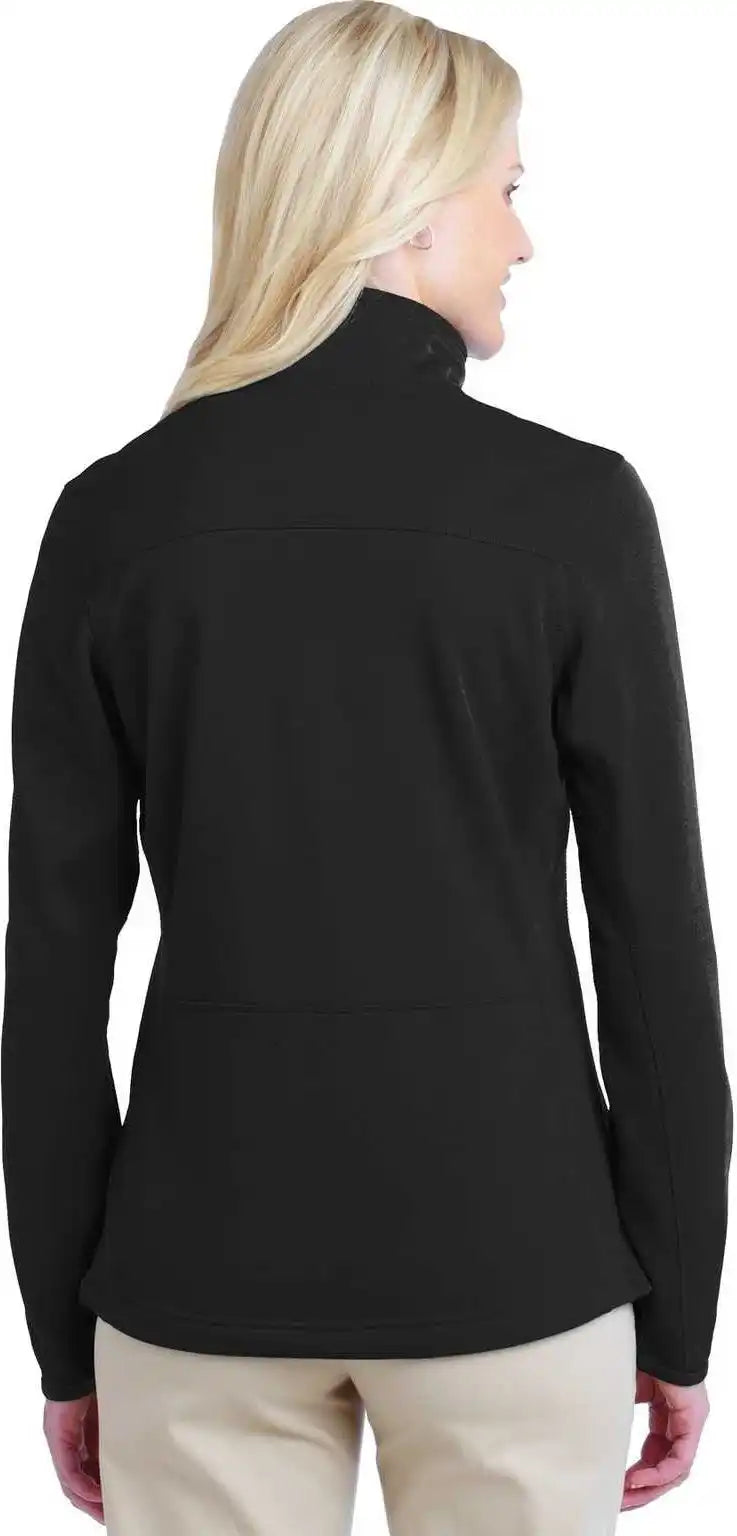 Port Authority L222 Ladies Pique Fleece Jacket - Black