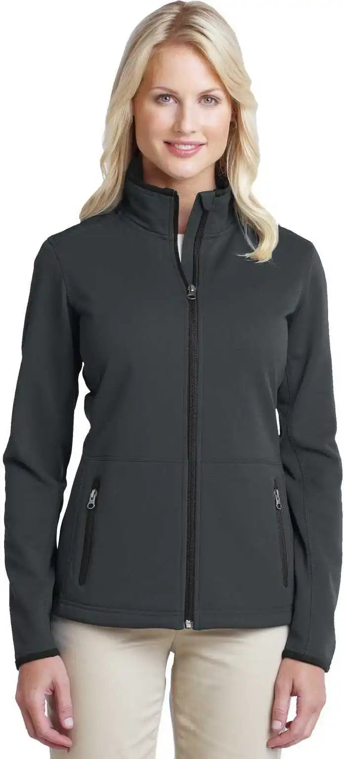 Port Authority L222 Ladies Pique Fleece Jacket Graphite