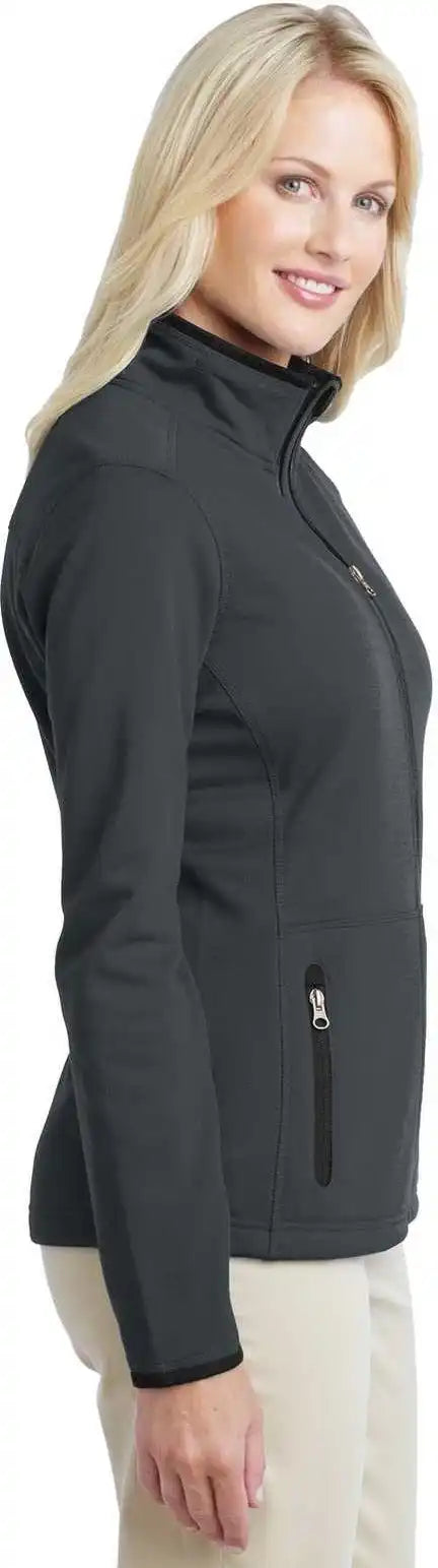 Port Authority L222 Ladies Pique Fleece Jacket Graphite